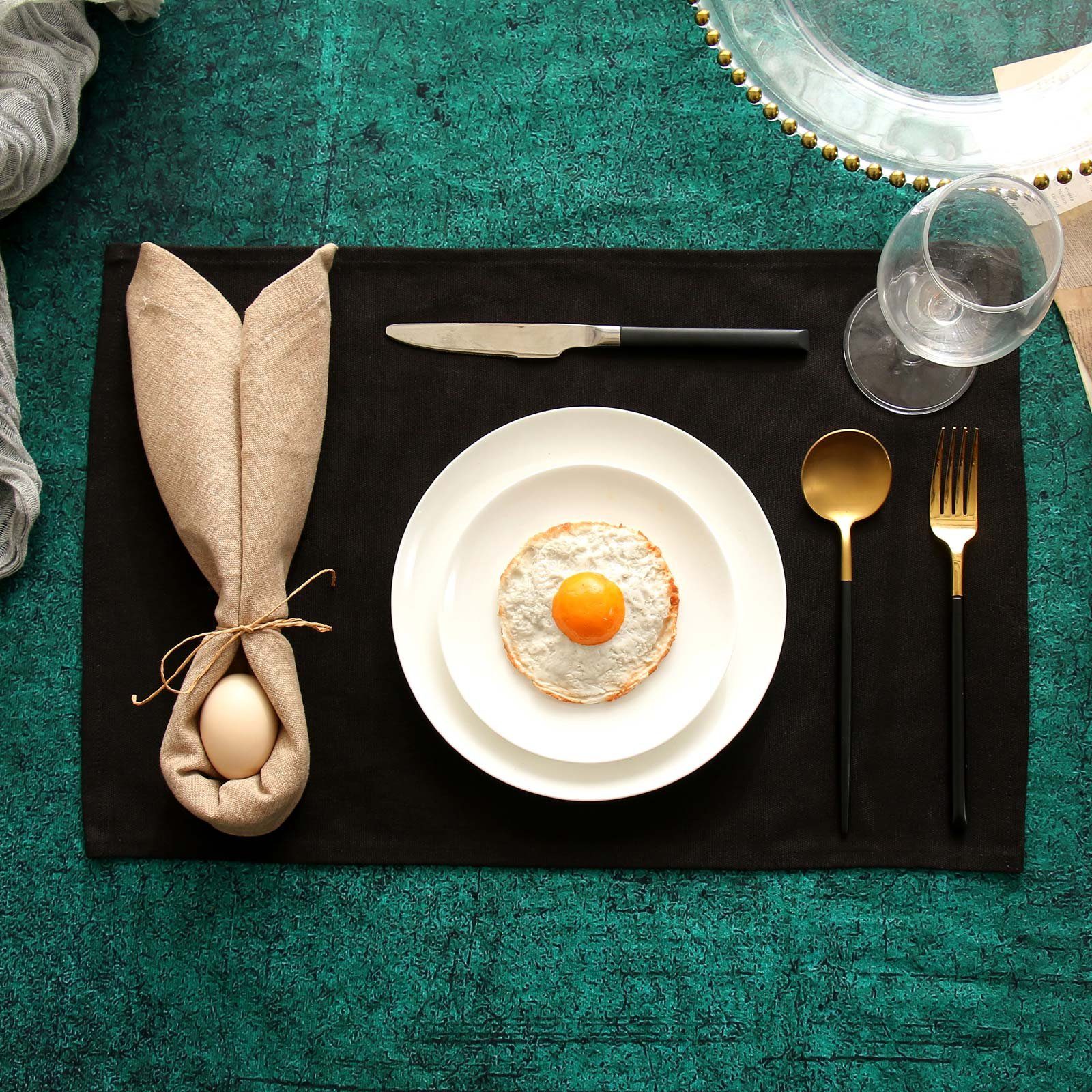 Vivi Idee Platzset 4er/6er Premium 100% Baumwolle Tischsets Platzdeckchen S günstig online kaufen