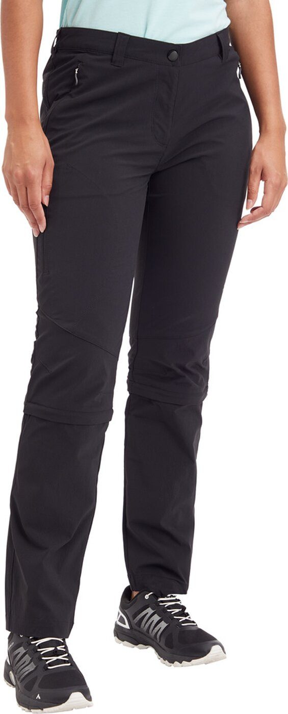 McKINLEY Bundfaltenhose Da.-Abzipphose Mandorak II W SHT BLACK NIGHT