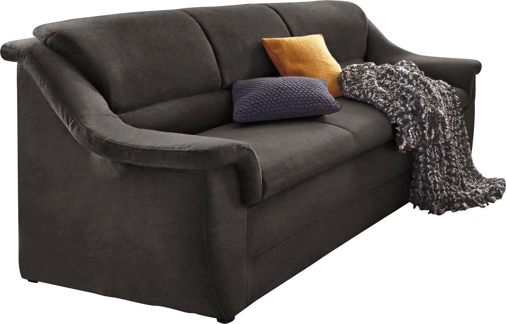 DOMO collection 3-Sitzer Lale formschönes und komfortables Sofa, zeitlos und elegant, optimal für kleinere Räume