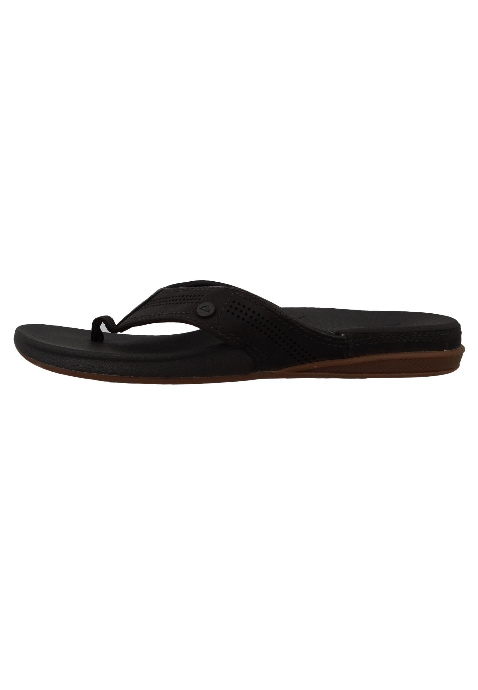 Reef RF0A3YMNBRO Cushion Lux Zehentrenner Black Brown Sandale
