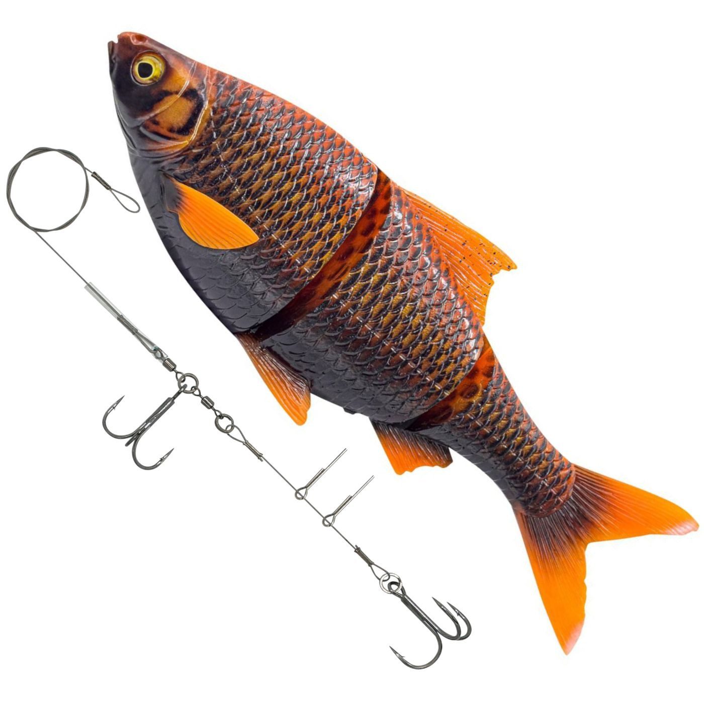 Kunstköder Savage Gear 3D Linethru Roach 18cm / 25cm Gummifisch