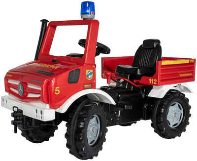 rolly toys® Tretfahrzeug rolly Unimog Fire, mit Blaulicht
