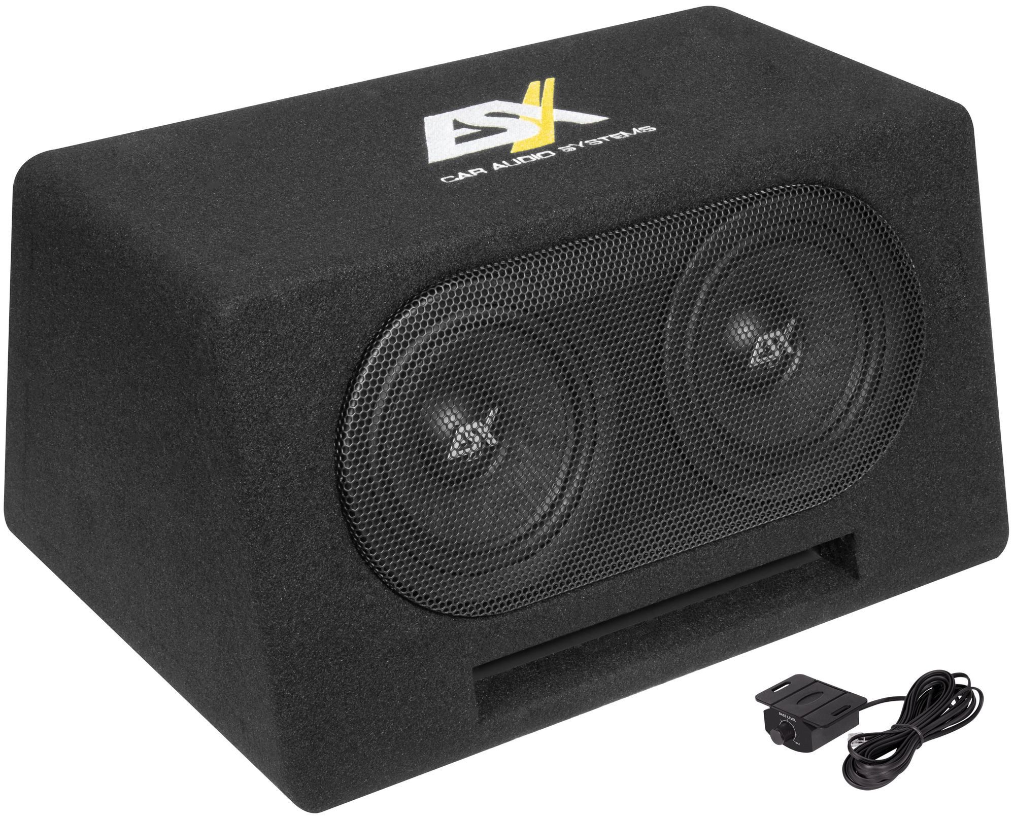 ESX DBX206A 2 x 16,5 cm (6.5) Dual-Aktiv-Subwoofer-System (Bassreflex) Auto-Subwoofer (225 W, max.: W cm)