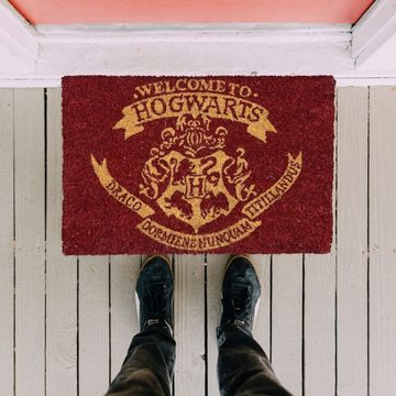 Fußmatte Harry Potter Welcome to Hogwarts Logo Fußmatte, PYRAMID