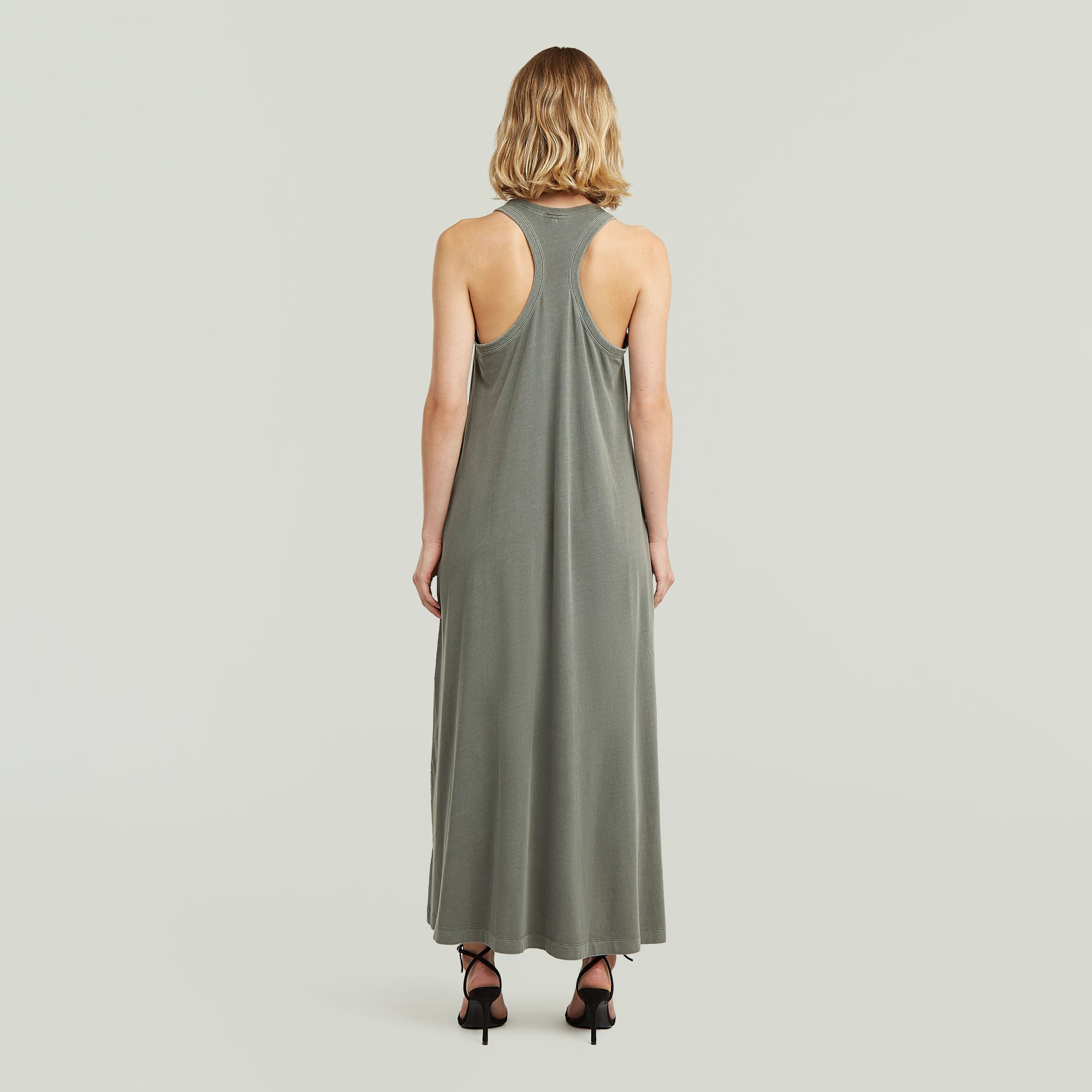 G-STAR Maxikleid Washed Tank Maxi Dress wmn mit Racerback, Baumwolle