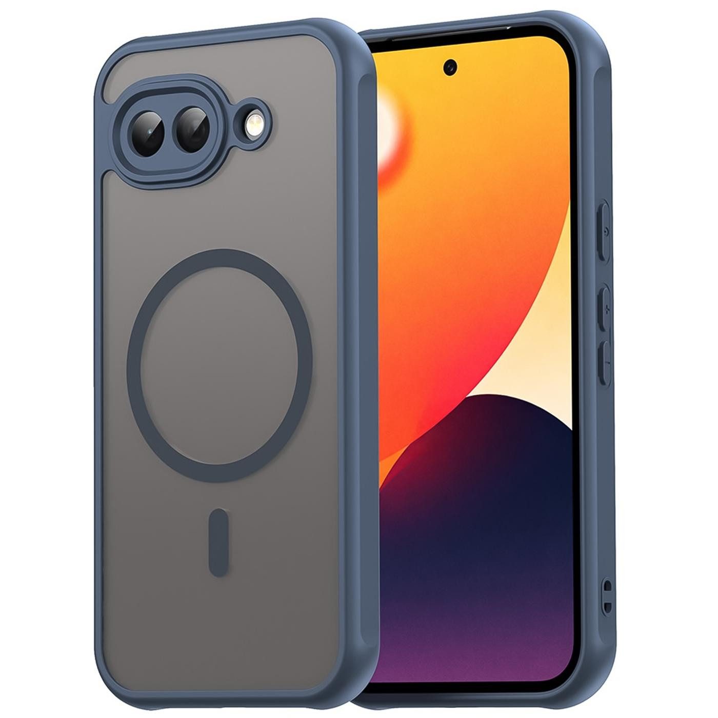 CoolGadget Handyhülle Magnet-Hülle für Pixel 10a Schutzhülle magnetisch 6,3 Zoll, Hülle Matt Stoßfest kompatibel mit QI-Laden Zubehör Kameraschutz Case