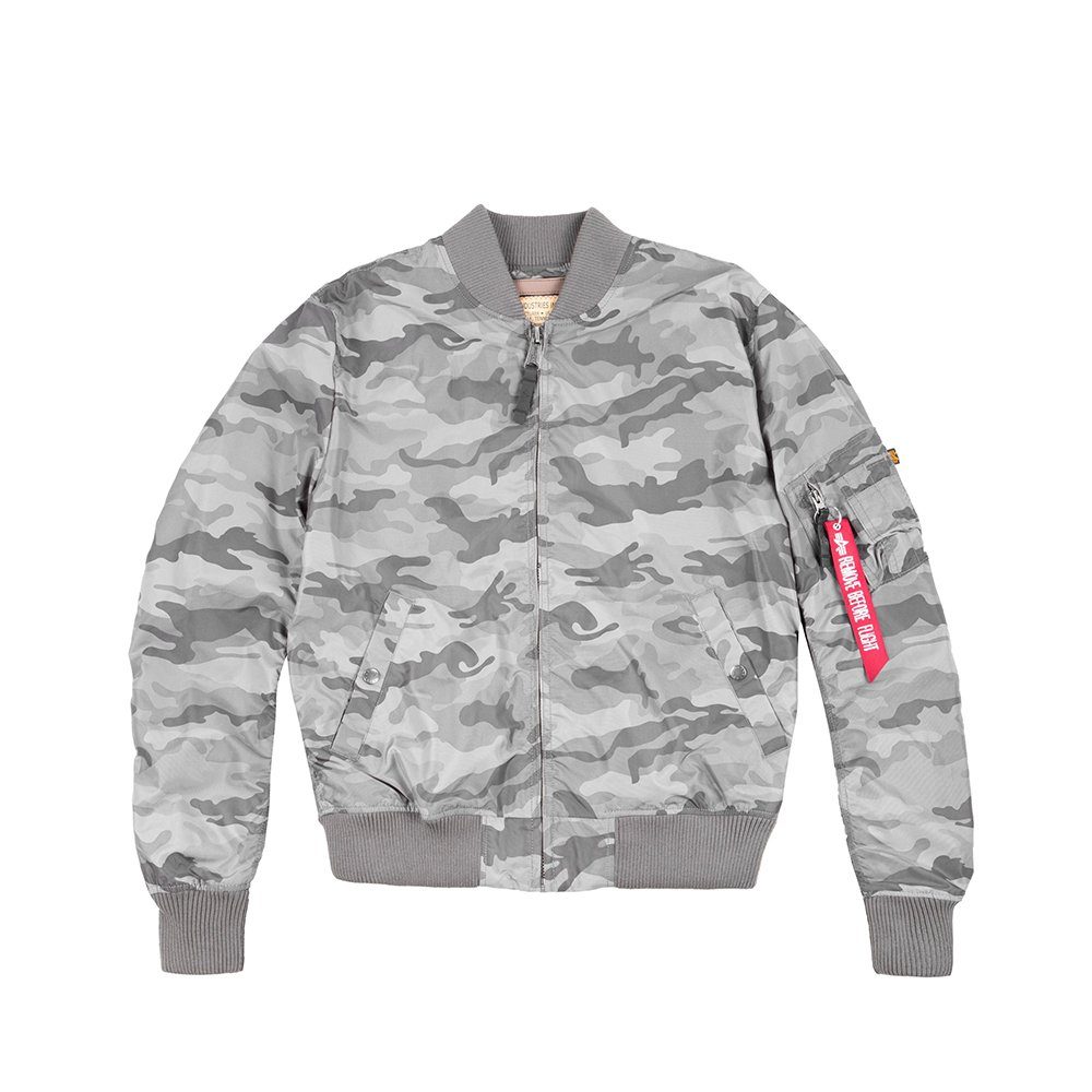 Alpha Industries Sommerjacke Alpha Industries Herren Blouson MA 1 TT grey camo | 