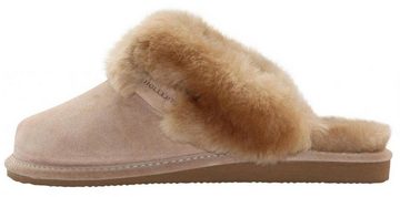 Hollert Pantoffel Damen Puschen Malibu Hausschuhe Merino Schaffell Echtleder