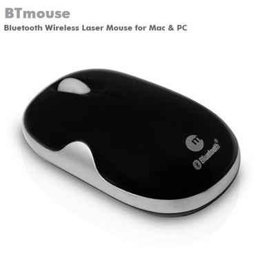 Macally »Wireless Bluetooth Maus Laser 1600dpi Mouse« Mäuse (ergonomisches Design, Ein-/Ausschalter, für Rechts- und Linkshänder, passend für PC Notebook MAC)