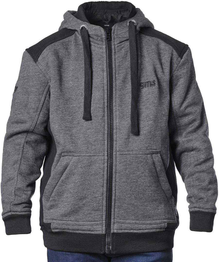 gms Motorradjacke GMS Grizzly Kinder Motorrad Zip Hoodie abriebfest