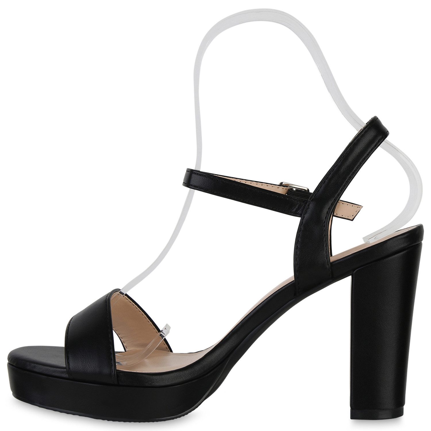 VAN HILL 840192 Riemchensandalette Damen Riemchensandaletten Sandaletten Pa günstig online kaufen