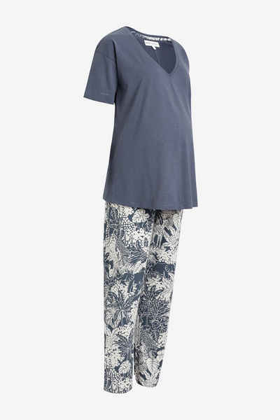 Next Umstandspyjama Baumwoll-Pyjama, Umstandsmode (2 tlg)