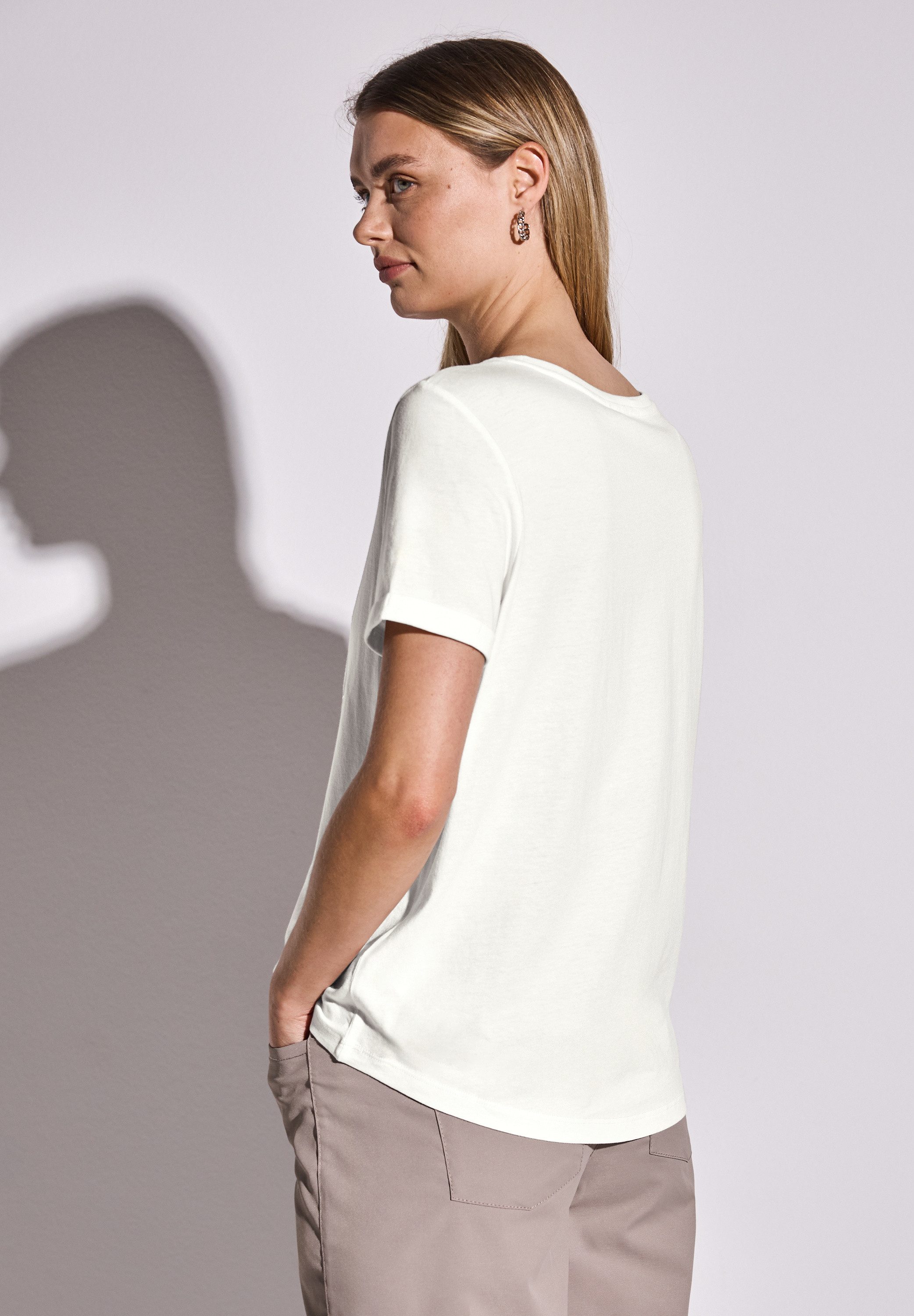 STREET ONE T-Shirt, mit Rundhalsausschnitt günstig online kaufen