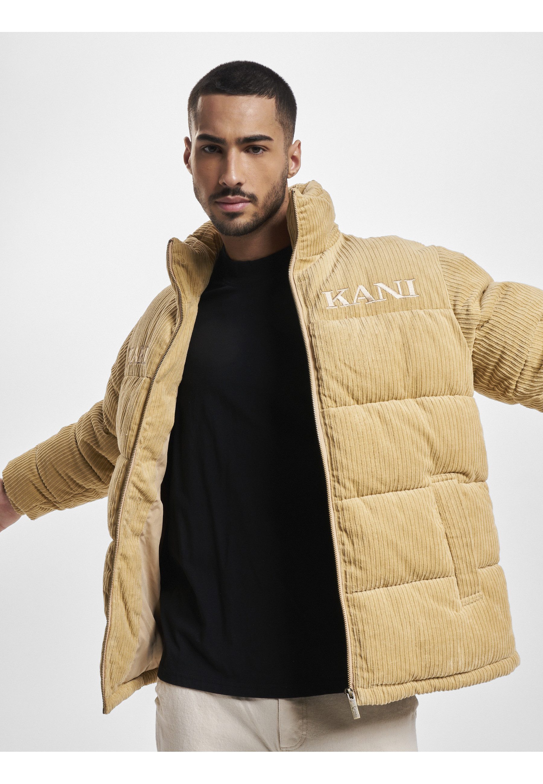 Karl Kani Winterjacke Karl Kani Unisex KM233-038-2 KK Retro Corduroy Puffer Jacket (1-St)