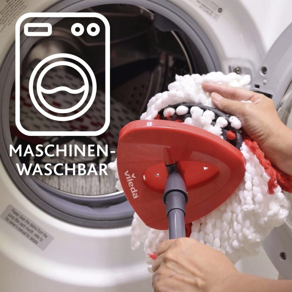 Vileda Staubwischer Vileda Ersatzkopf für Wischmop Turbo – Bild 3 von 5