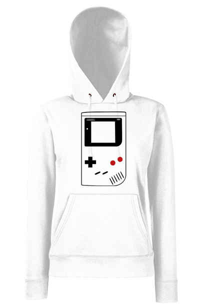 Youth Designz Kapuzenpullover Gameboy Damen Hoodie Pullover mit Retro Gameboy Frontprint