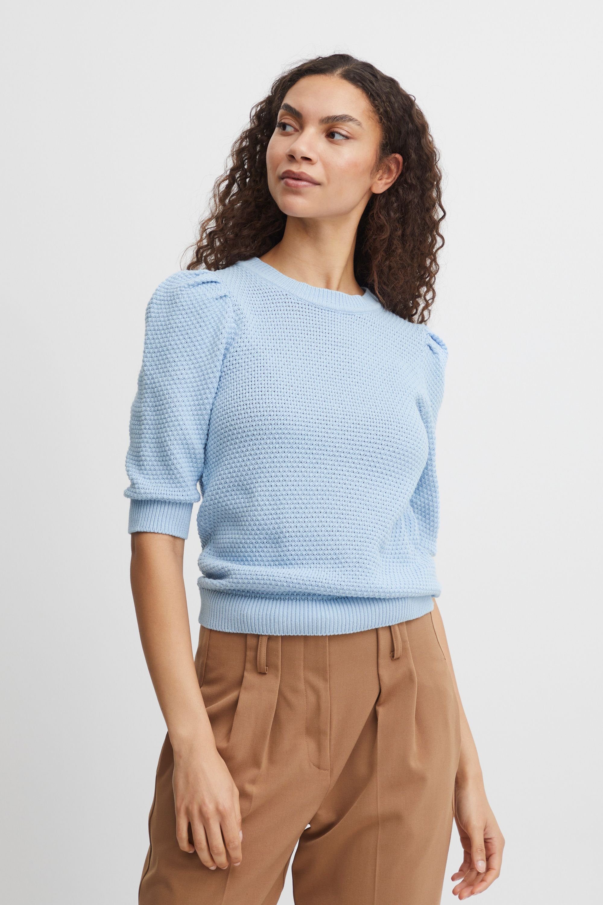 Freigabe b.young Strickpullover BYMIKALA JUMPER -20811028 (144121) Blue Bell SS
