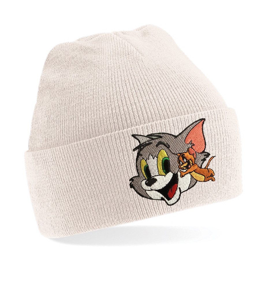 Beanie Tom und Jerry – Stylische Mütze für Cartoon-Fans, Warm