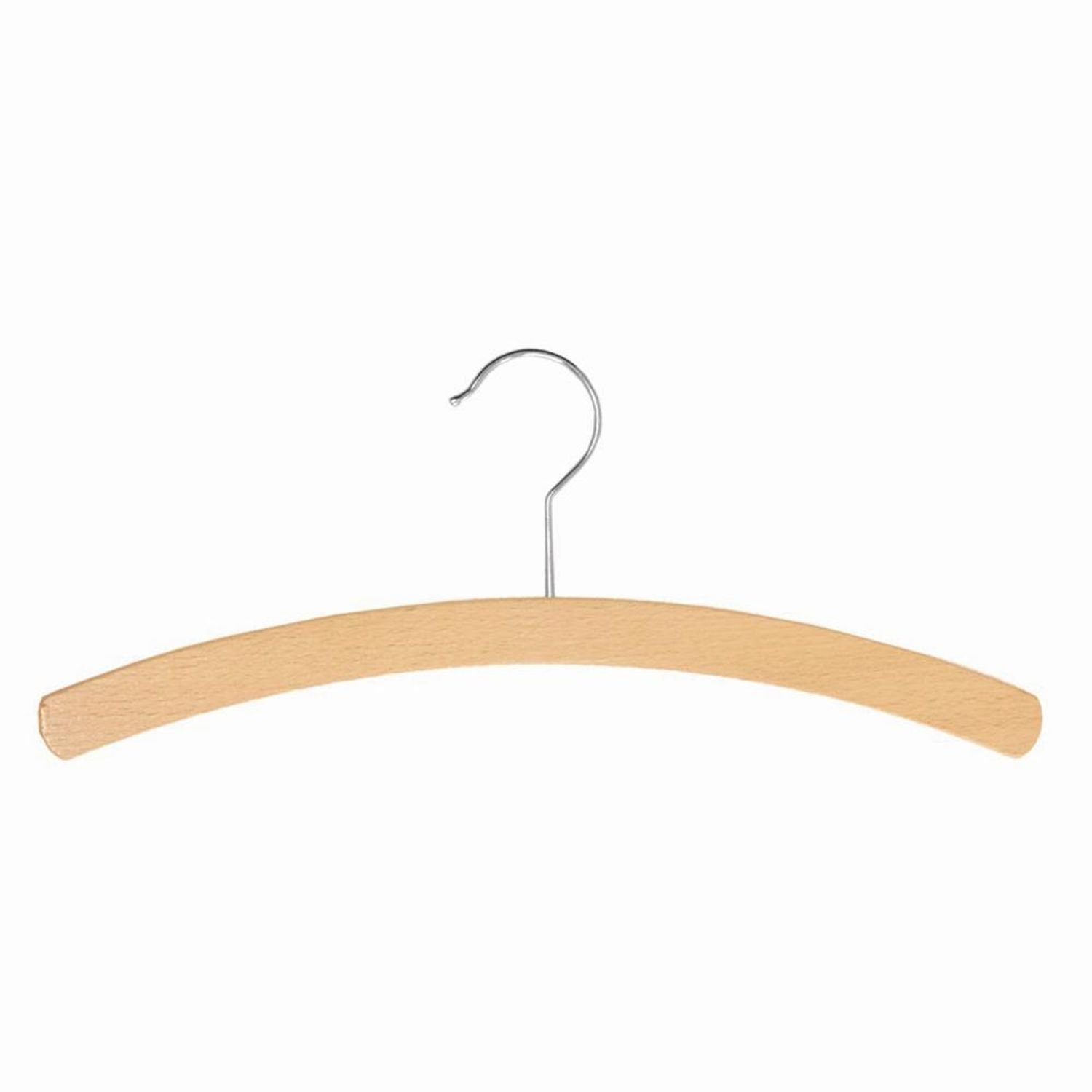 Rudolf Weber Kg Kleiderbügel Holz-Kleiderbügel 42 cm 3er-Pack ohne Steg gew günstig online kaufen