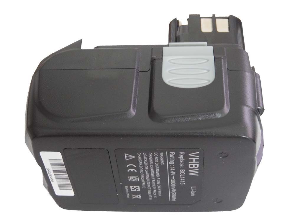 vhbw Ersatz für Hitachi 327729, 327728 für Akku Li-Ion 2000 mAh (14,4 V)