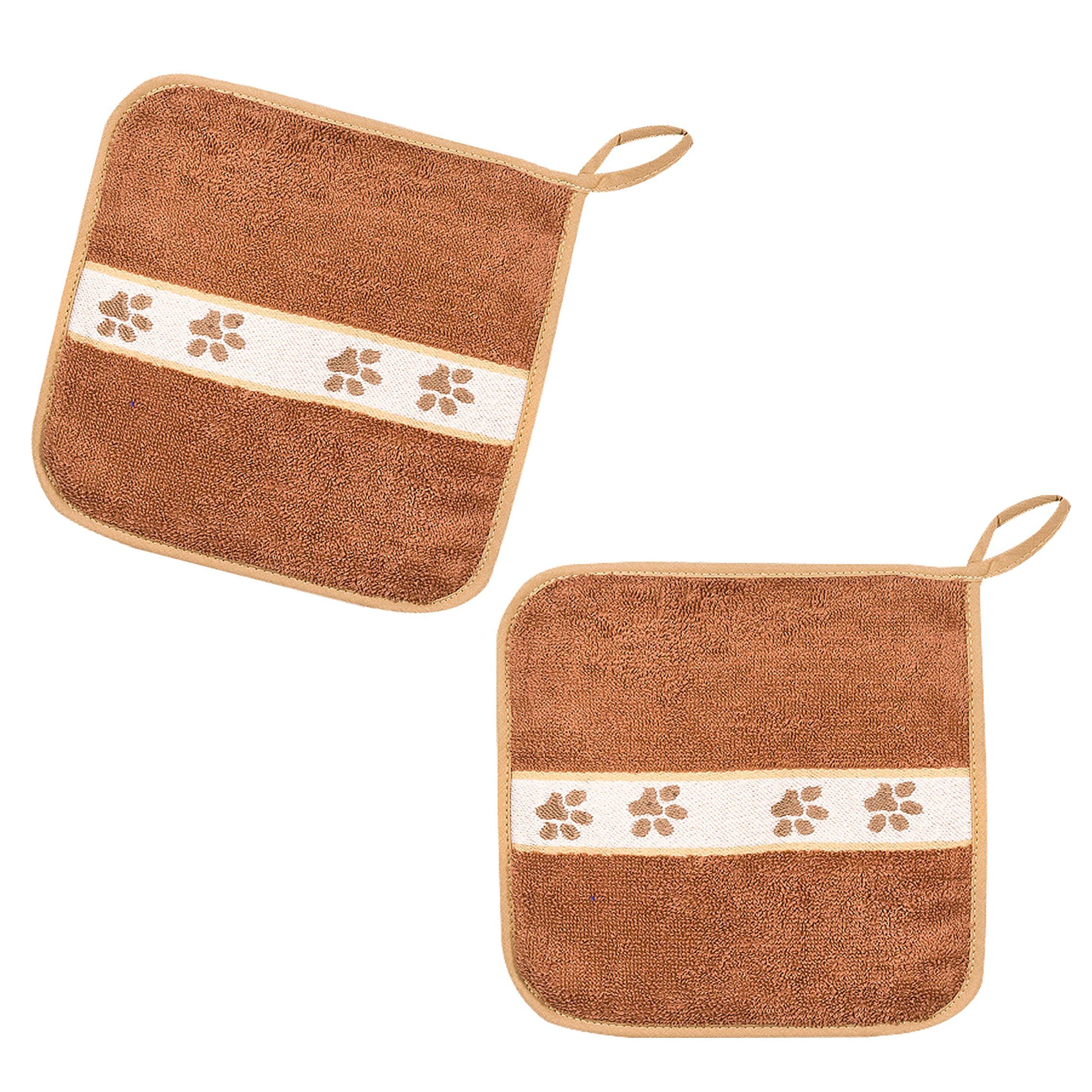 Kracht Topflappen Katzenpfoten, (Set, 2-tlg., Set), günstig online kaufen