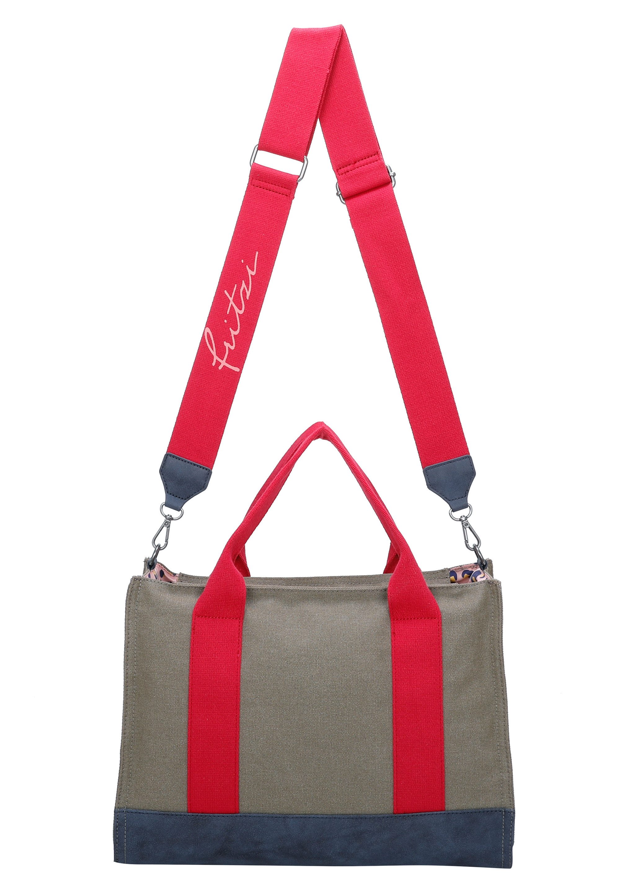Fritzi aus Preußen Henkeltasche Canvas Tote Bag, mit verstell- und abnehmbarem Schulter-Riemen – Bild 4 von 5