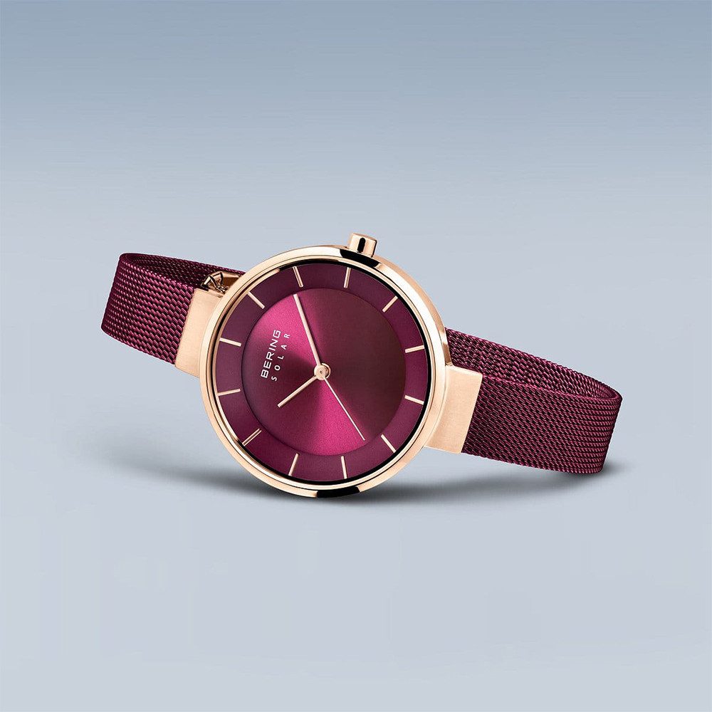 Bering Quarzuhr Bering Solar roségold poliert/gebürstet 14631-969 14631-969, Hochwertiges Produkt mit zeitlosem Design, sorgfältiger Verarbeitung
