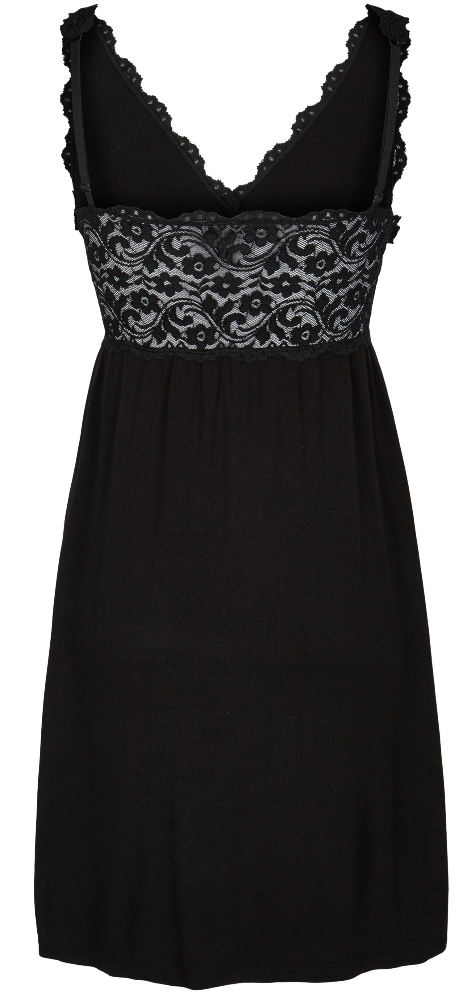 By Louise Nachthemd Damen Schlafshirt mit Spitze Negligee (1-tlg) edles Design
