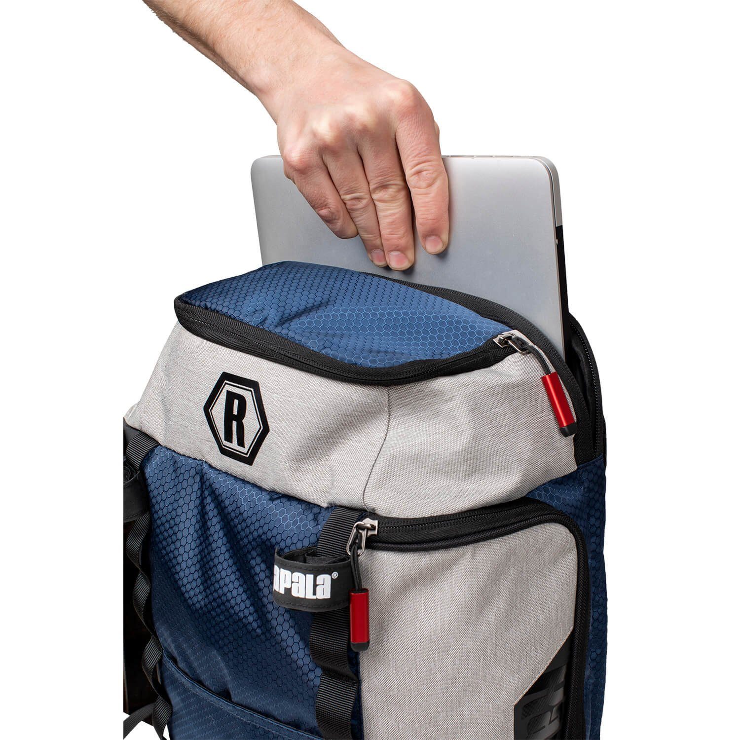 Fronttasche, und von zum und zugängliches Backpack Brustgurt der Werkzeug, 3D-Mesh kleine -Zugbänder, Laptop, Platz Leicht (separat Obere Klettverschlüsse Rapala internen für mit 22,9cm Erweiterbare Belüftende Gepolsterte und 3,5cm) Reißverschlusstasche Rucksack Seitentasche für Rückseite für Ruten und Wasserflaschen, Rapala Schultergurte zwei Bietet x 3D-Mesh-Rückenstütze, (35,6cm verstellbare Angelrucksack Reißverschluss x YKK-Reißverschlüsse aus Angelkisten verstellbare mit erhältlich) Abnehmbare Ausrüstung, mit Reißverschlusstasche für Grau, Hauptfach Kescher, Countdown für Reißverschlusstaschen, auf Blau 15'' Transport Gepolsterte, Befestigungspunkten
