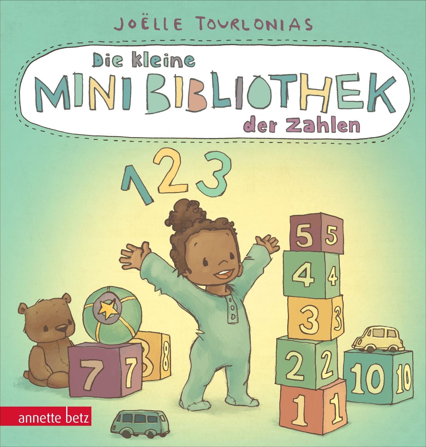 Die kleine Mini-Bibliothek der Zahlen - Ein Pappbilderbuch zum Zählenl / Joëlle Tourlonias