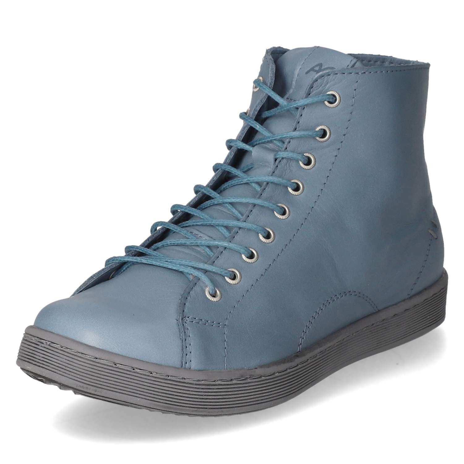 Andrea Conti Andrea Conti - female - 0344900/1119 - Glattleder - blau Schnü günstig online kaufen