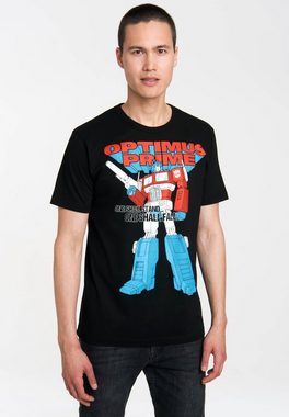 LOGOSHIRT T-Shirt Optimus Prime - Transformers mit lässigem Print