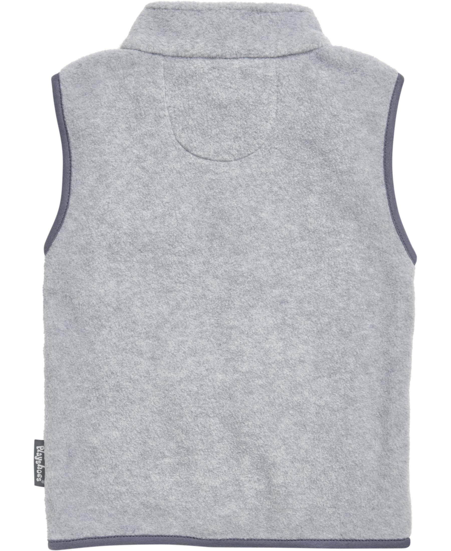 Playshoes Strickfleecejacke Fleece-Weste in Unifarbe