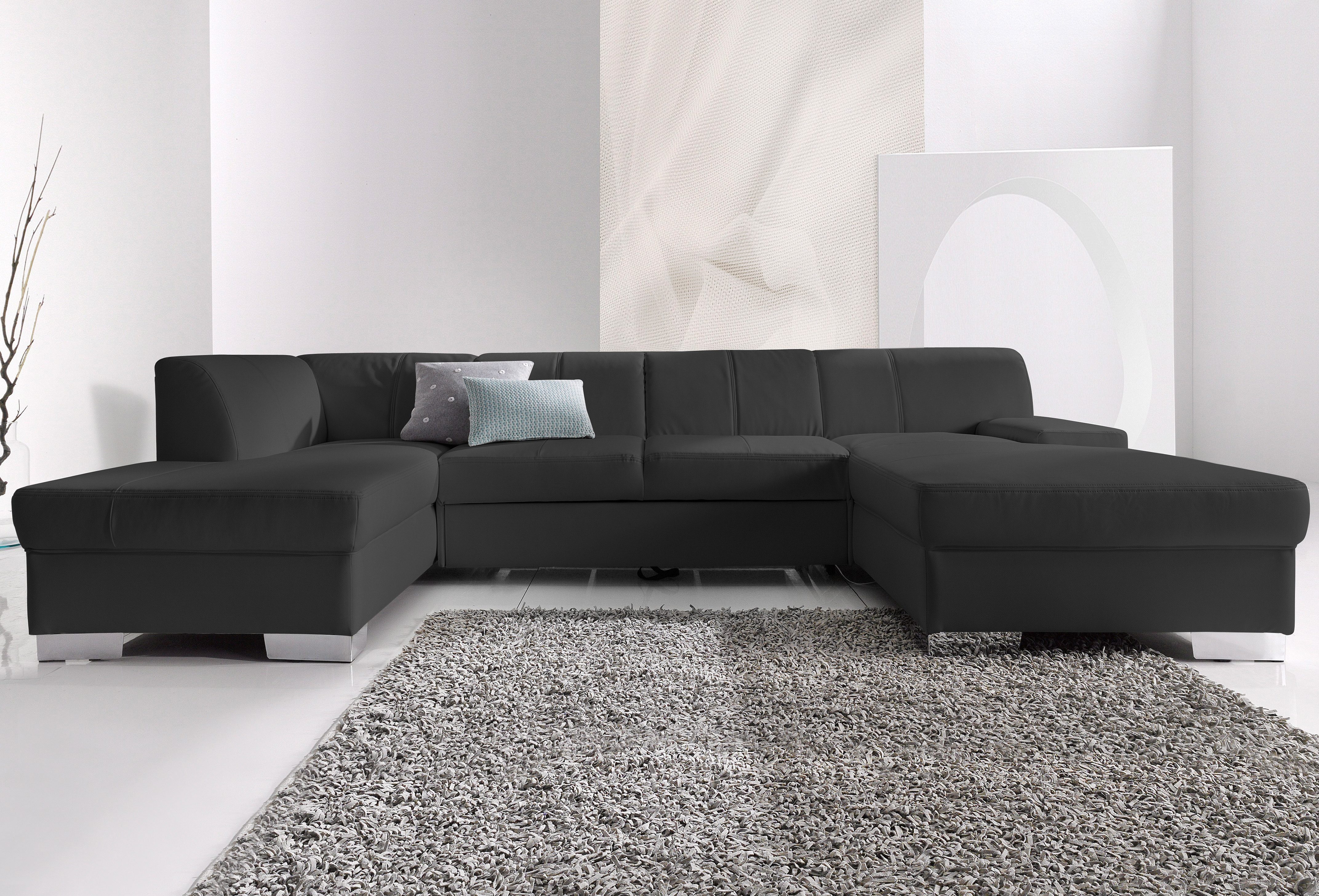 DOMO collection Wohnlandschaft "Star, zeitlose Formensprache, elegante Opti günstig online kaufen