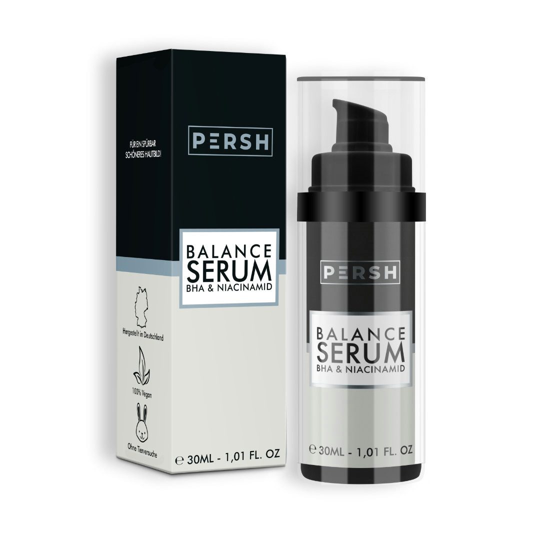 PERSH Gesichtsserum Balance Serum mit BHA und Niacinamid, Anti-Aging