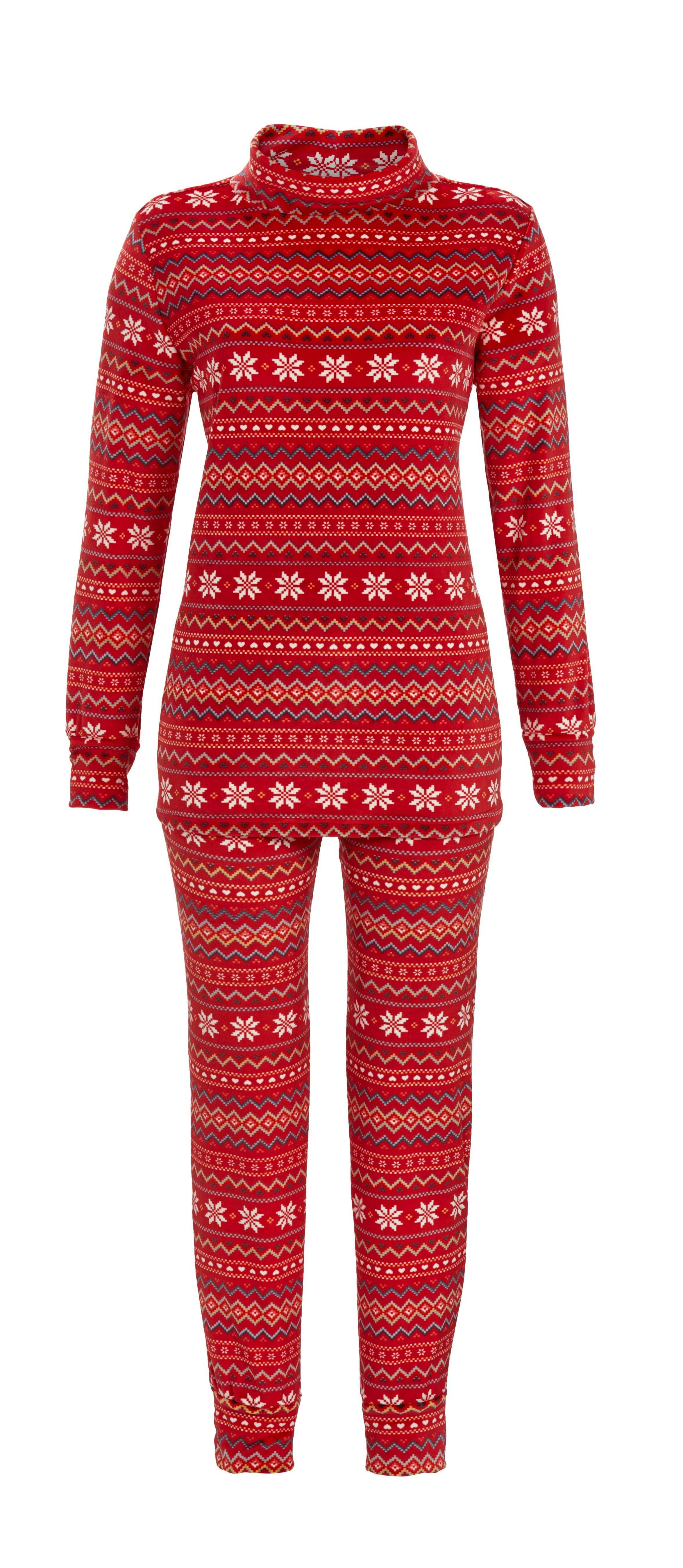 Ringella Hausanzug aus Nicki-Velours im nordischen Dessin