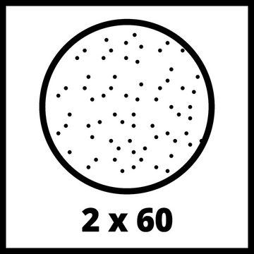 Einhell Schleifpapier Polier-/Schleifzubehör 150mm, (Set, 9 St., mit je 2 Schleifpapierscheiben mit 60er, 80er und 120er Körnung), Schaumstoffaufsatz, Synthetikpolierhauben, Schleifpapierscheiben