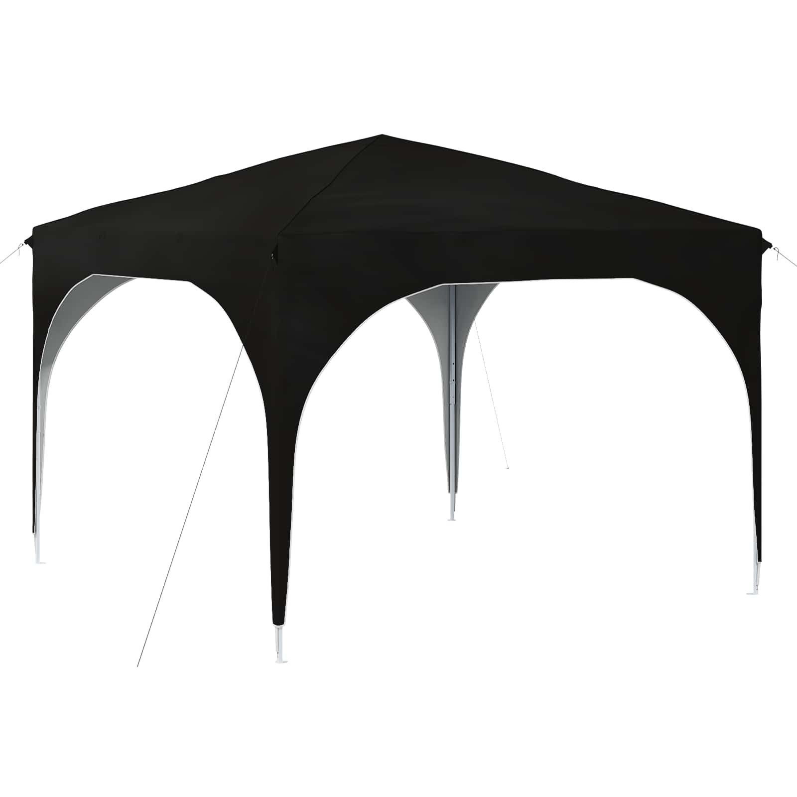 vidaXL Partyzelt Pop-up Partyzelt 290 x 290 x 245 cm Schwarz
