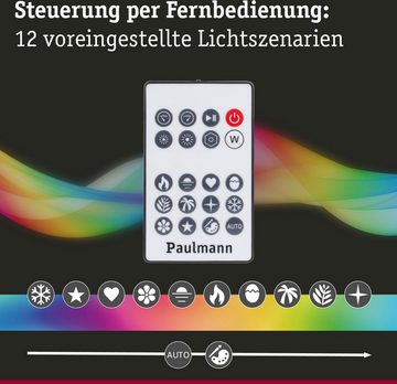 Paulmann LED-Streifen USB LED Strip TV-Beleuchtung 65 Zoll 2,4m Dynamic Rainbow RGB 4W, 1-flammig