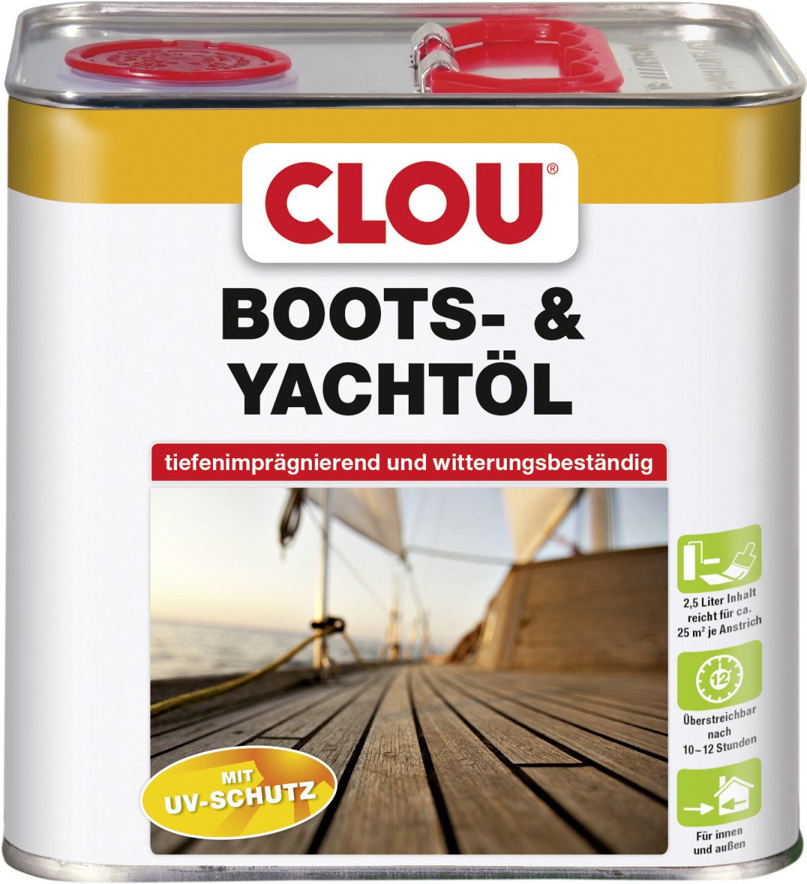 CLOU Hartholzöl Clou Bootsöl 2,5 L
