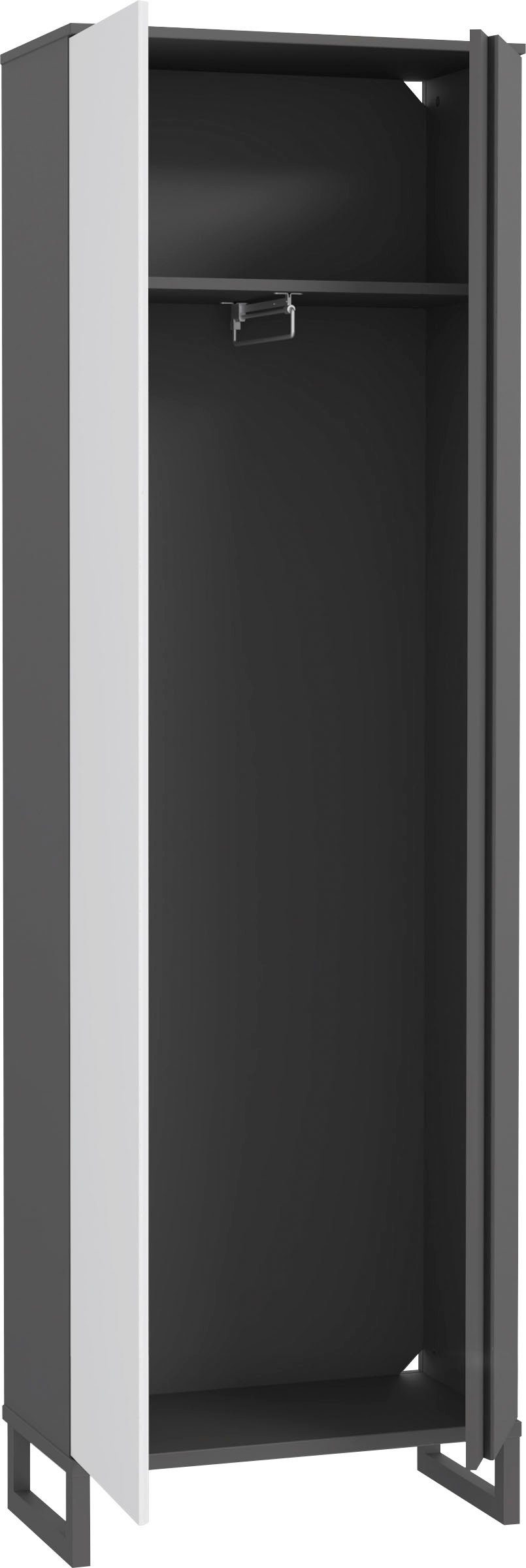 FORTE Garderobenschrank Quayle Stauraumschrank, Höhe 201,7cm
