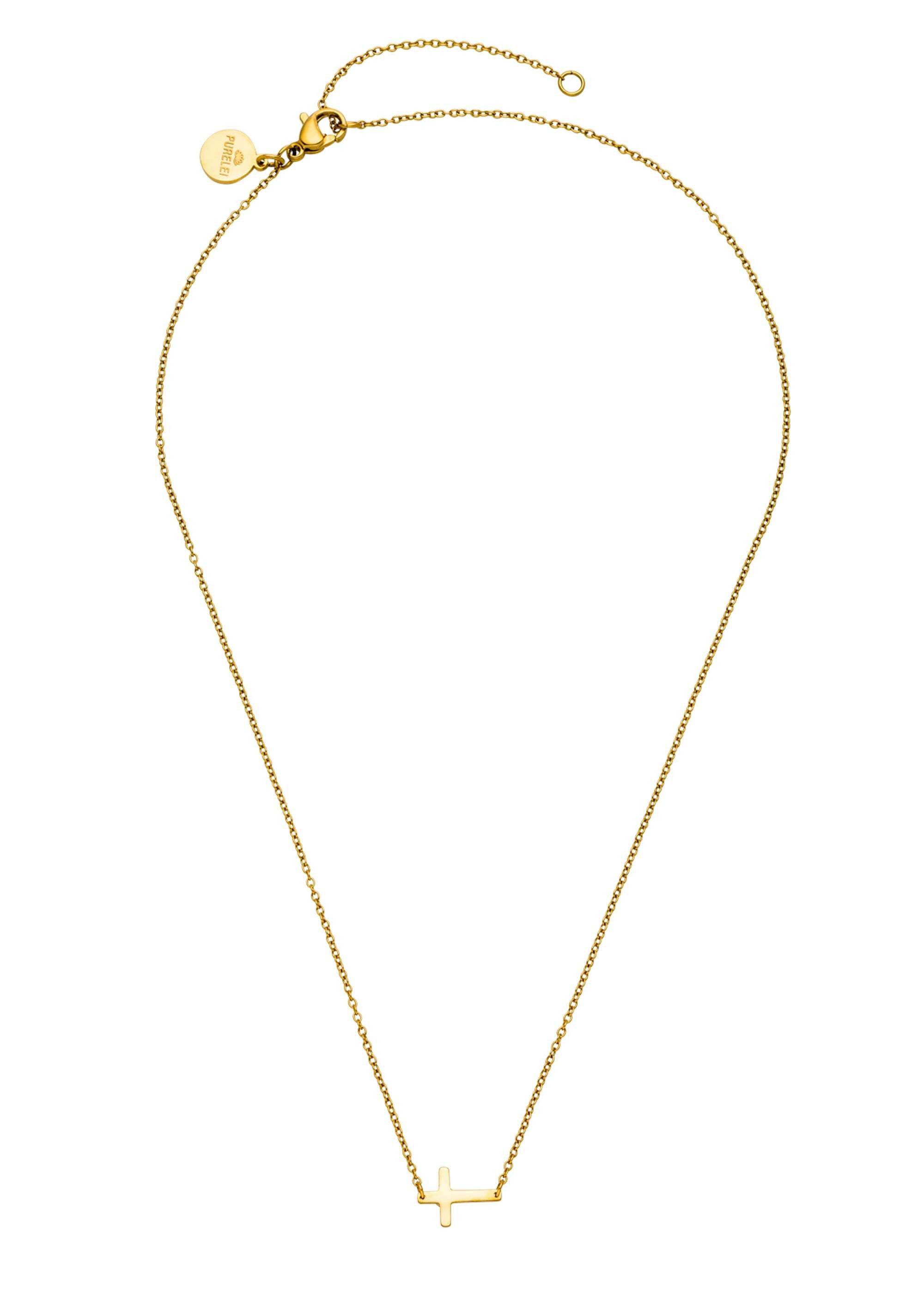 Purelei Kette mit Anhänger Side Cross (Kette)