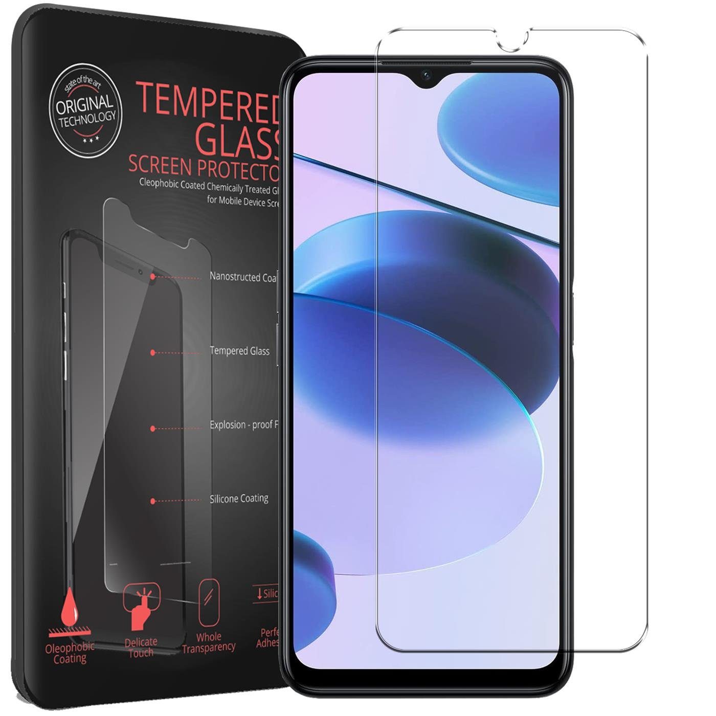 CoolGadget Schutzfolie Panzerfolie für Realme C35, (9H Härtegrad, 2x Schutzglas, 1xReinigungset), Displayfolie Panzer Schutzfolie 2 Stück für Realme C35 Glas Folie