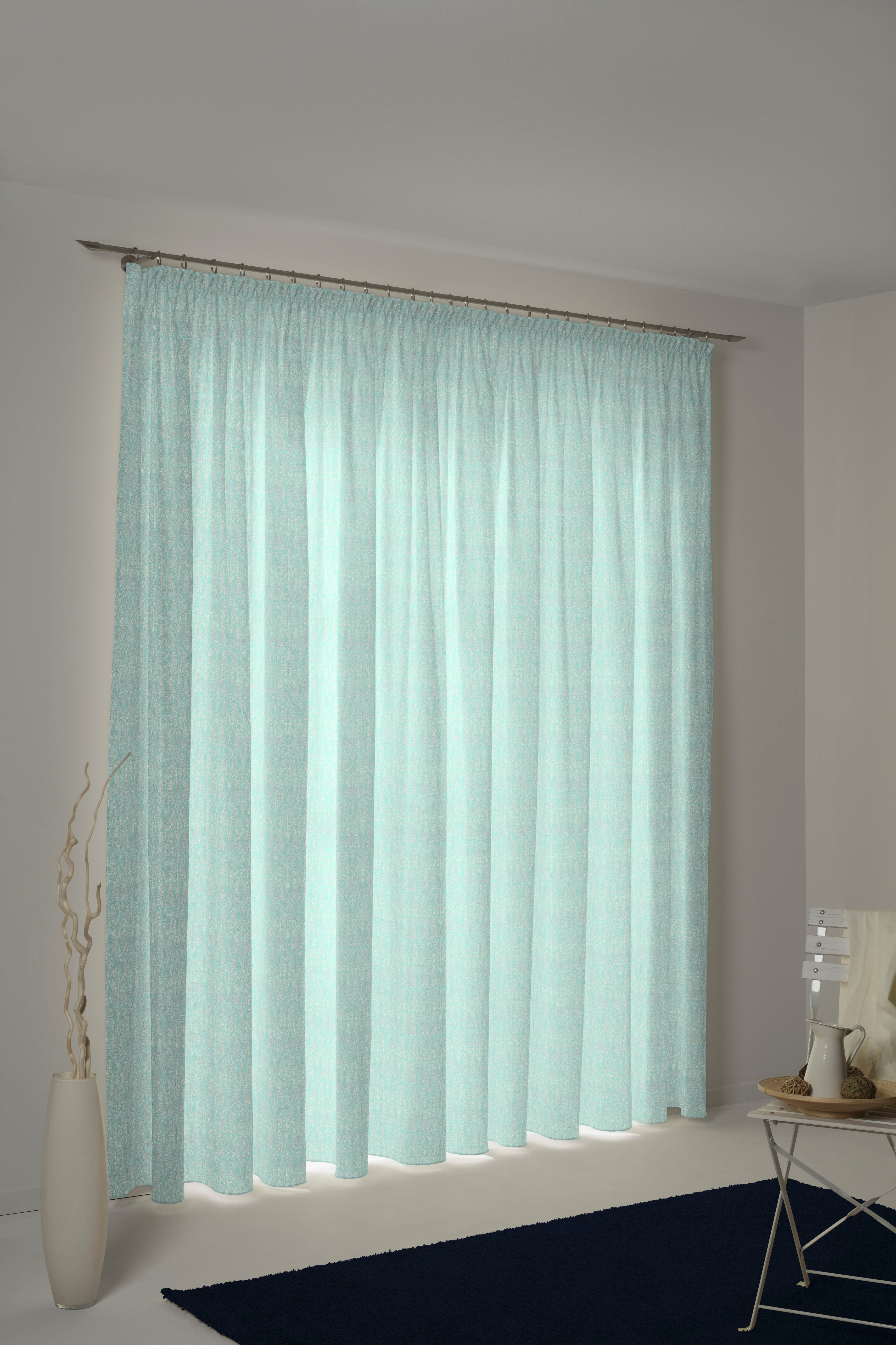 Adam Vorhang Little Parrot (1 St), Kräuselband, blickdicht, Jacquard, aus 100% Bio-Baumwolle