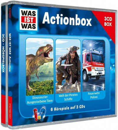 Tessloff Verlag Hörspiel WAS IST WAS 3-CD-Hörspielbox "Action und Abenteuer"