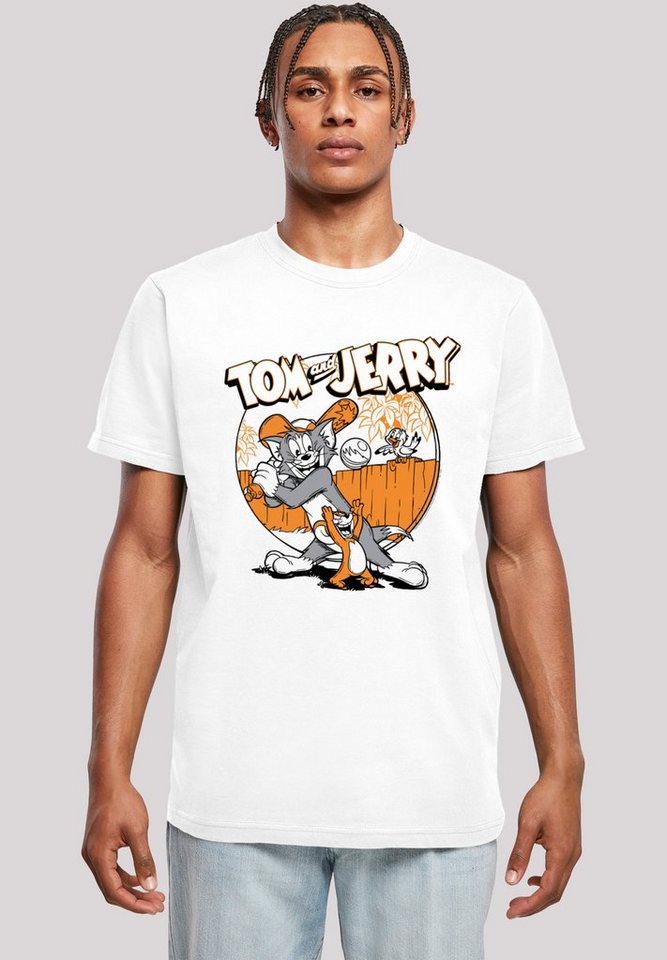 F4NT4STIC T-Shirt Tom and Jerry TV Serie Play Baseball Print, Offiziell  lizenziertes Tom And Jerry T-Shirt