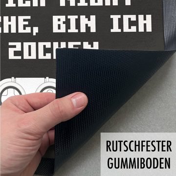 Fußmatte Gamer Zocker Fußmatte Geschenk Freund Geschenkidee Wenn Ich Nicht Aufm, Trendation