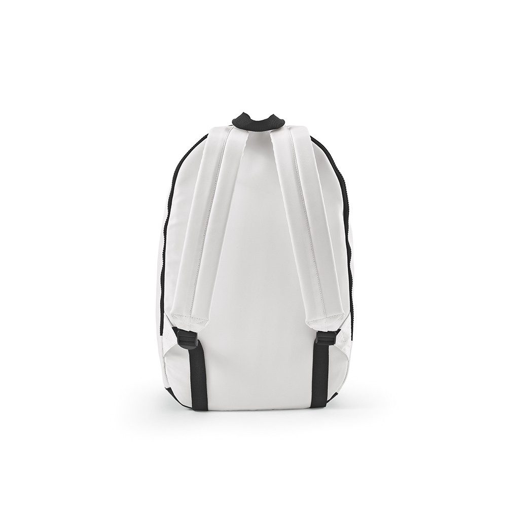 CABBEL Rucksack Rucksack 18L nachhaltig aus rPET recyceltem Polyester, 30x47x15 cm (Rucksack, 1-tlg., Einzelartikel), Weiß, recyceltes Polyester, gepolstert, ergonomisch, Schulterriemen