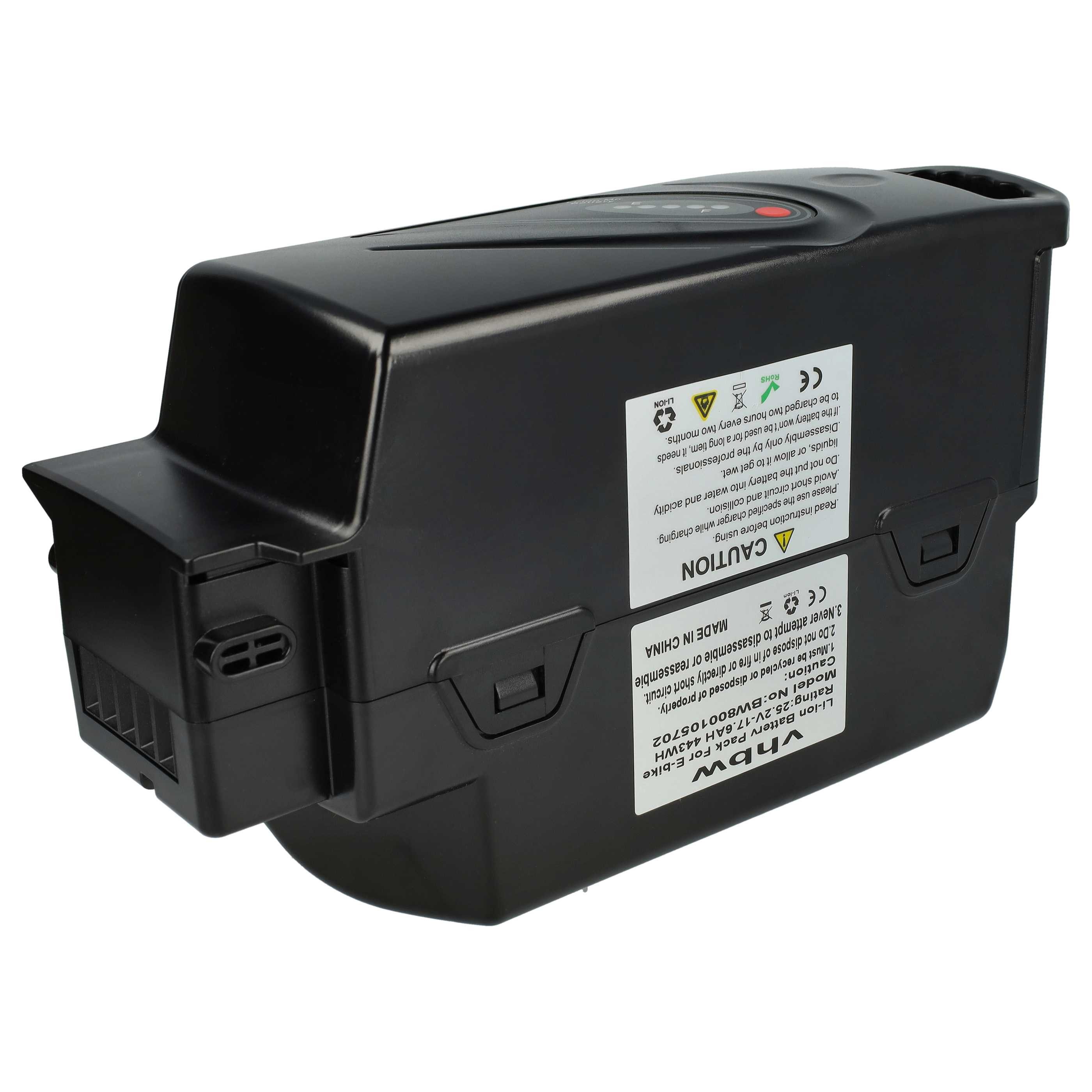 vhbw Akku Ersatz für NKY269B02, NKY269B2, NKY281B02, NKY289B2, NKY281B2, E-Bike Akku Akku Li-Ion 17600 mAh (25,2 V, 1 St), Leistungsfähiger Austausch-Akku für Pedelec, Elektrofahrrad, E-Bike