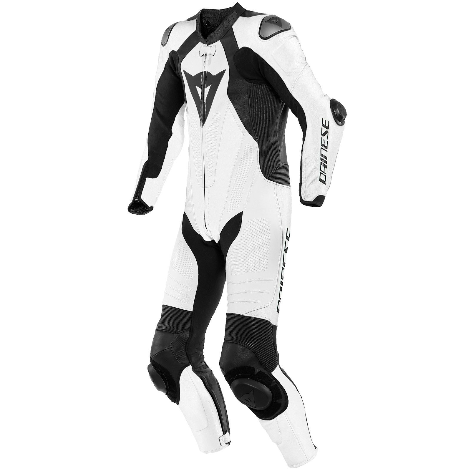 Motorradkombi Dainese Laguna Seca 5 1 tlg. Perf. Lederkombi weiss / schwarz